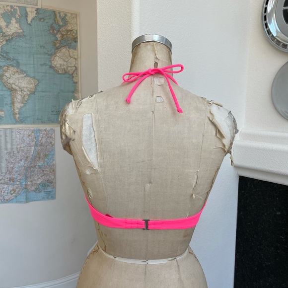 Victoria’s Secret swim bikini top neon pink M - Picture 2 of 4